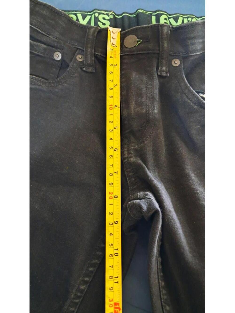 LEVI STRAUSS 511 BOYS SIZE 12 REGULAR BLACK JEANS - Picture 5 of 5